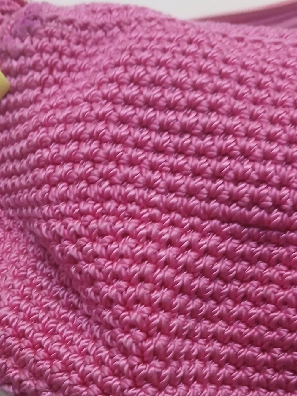 Lina Hot Pink Hank Knit Hobo🩷
